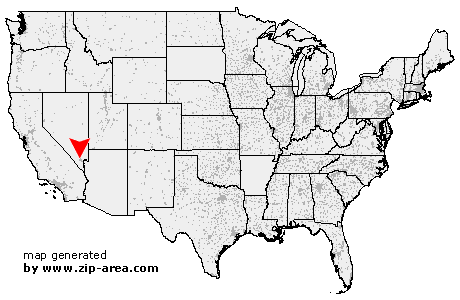 las vegas nevada on map. US Zip code Las Vegas - Nevada
